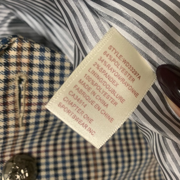 Autres Filles Women’s Checkered blazer size XL - Picture 5 of 5